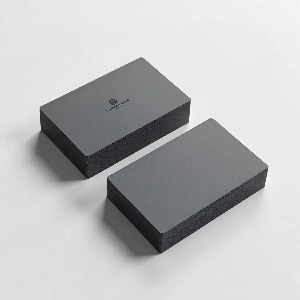 Matte finish business cards